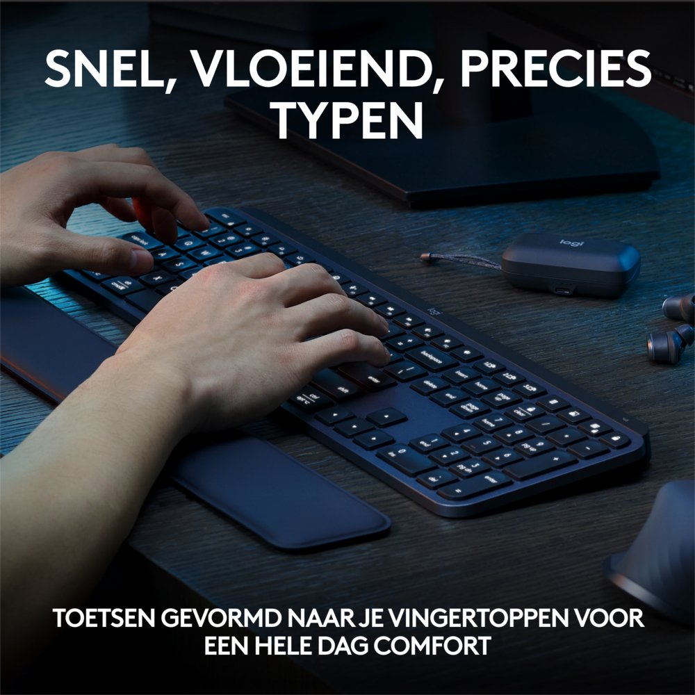 TB Logitech MX Keys S RF Wireless BT QWERTY USGrafiet 14