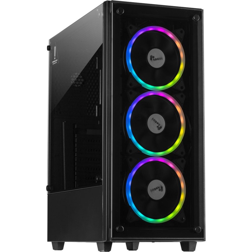Case Inter-Tech C-303 Mirror Full Tower Zwart 4