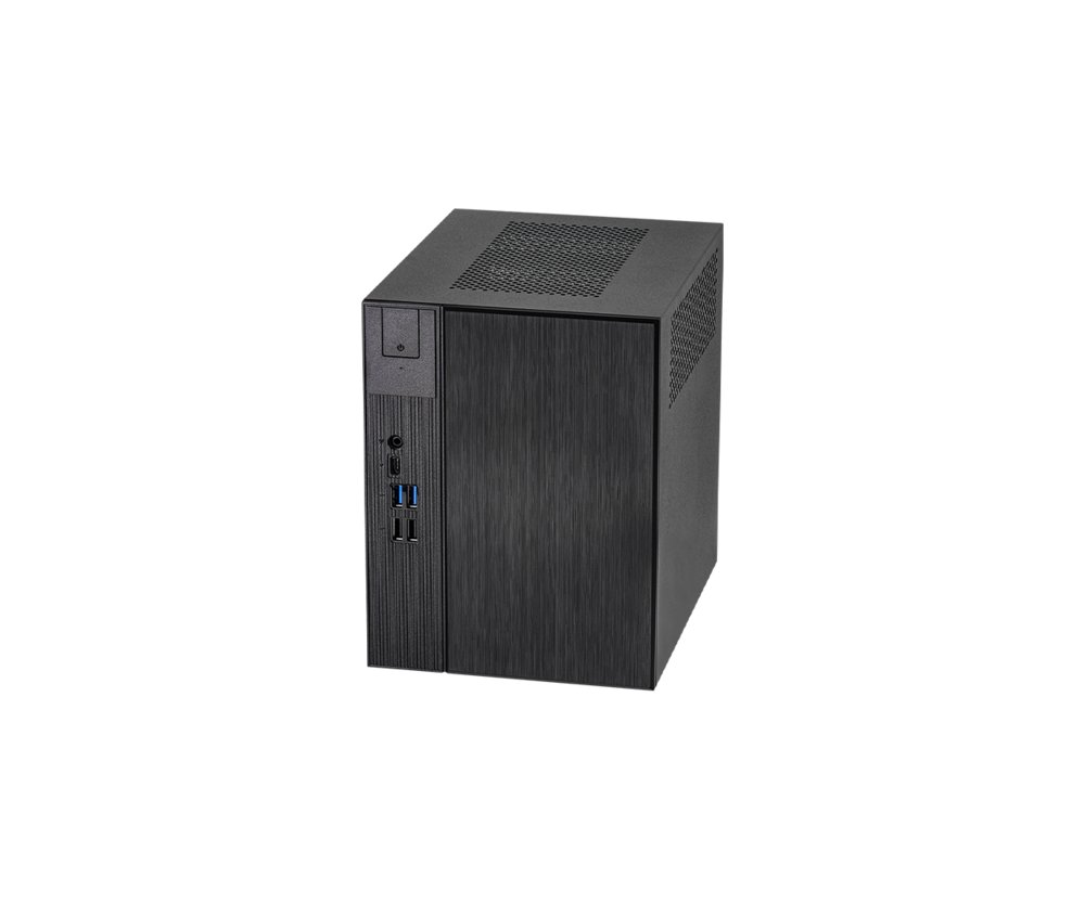 Asrock DeskMeet X300 8L formaat PC Zwart AMD X300 Socket AM4 2