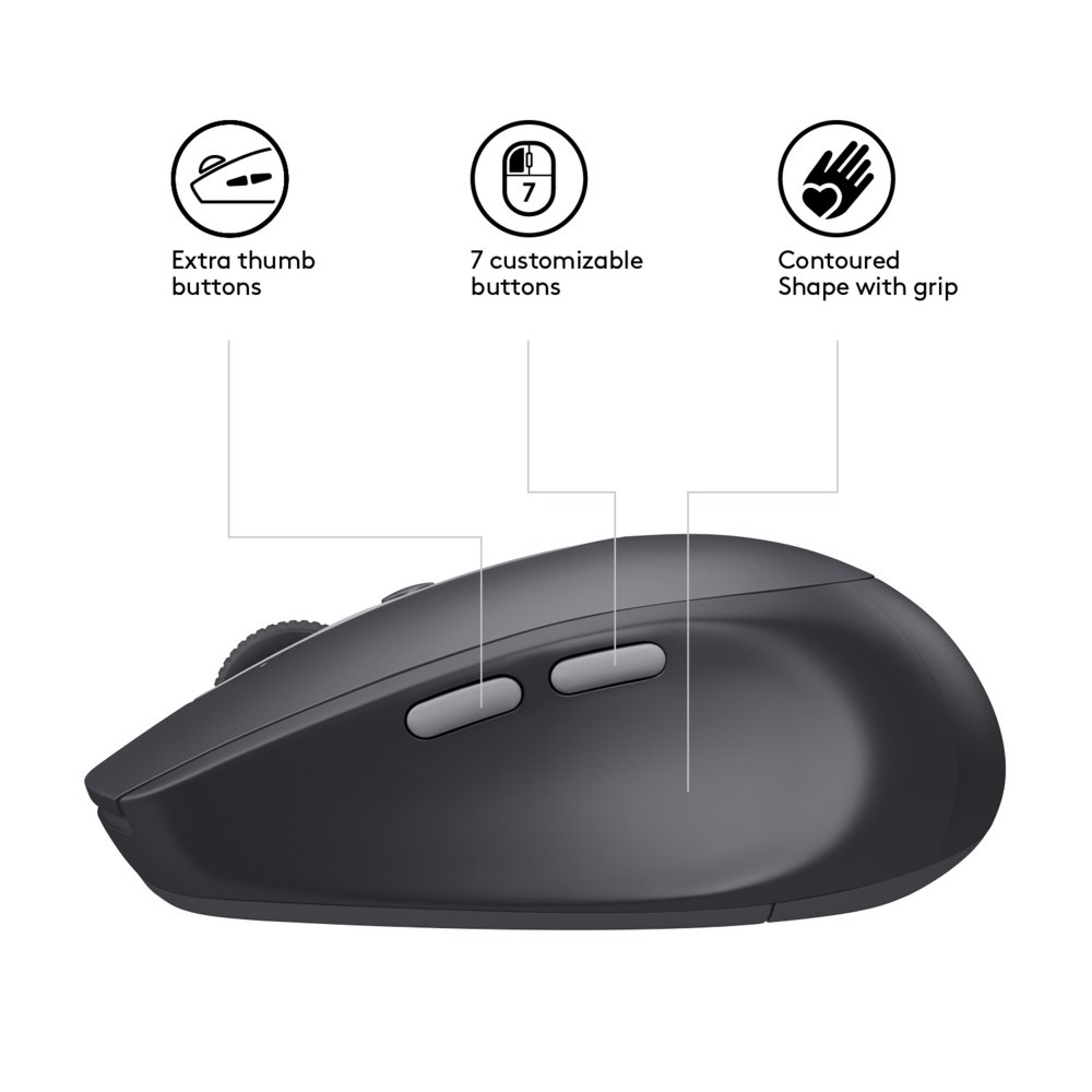 Logitech Ret. Wireless Mouse m590 Black Silent 5