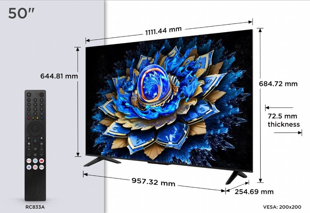 TCL 50T69C 4K (2025) 6