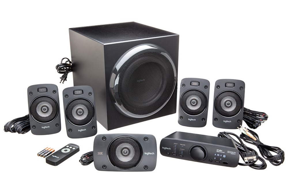 Logitech Z906 Speaker set 5.1 kanalen 500 W Zwart 19