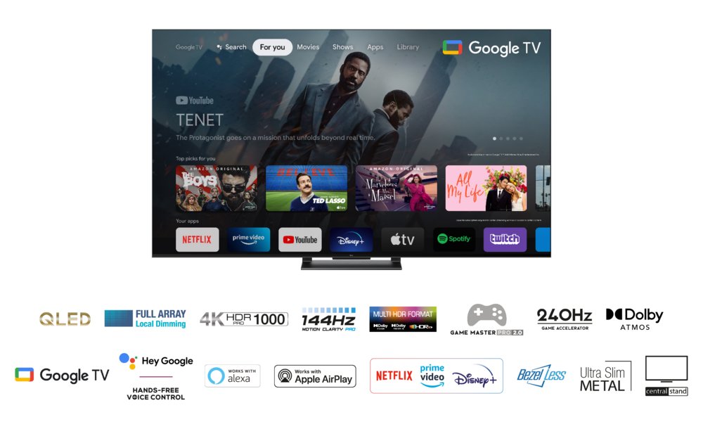 TCL C74 Series 65C749 tv 165,1 cm (65") 4K Ultra HD Smart TV 4