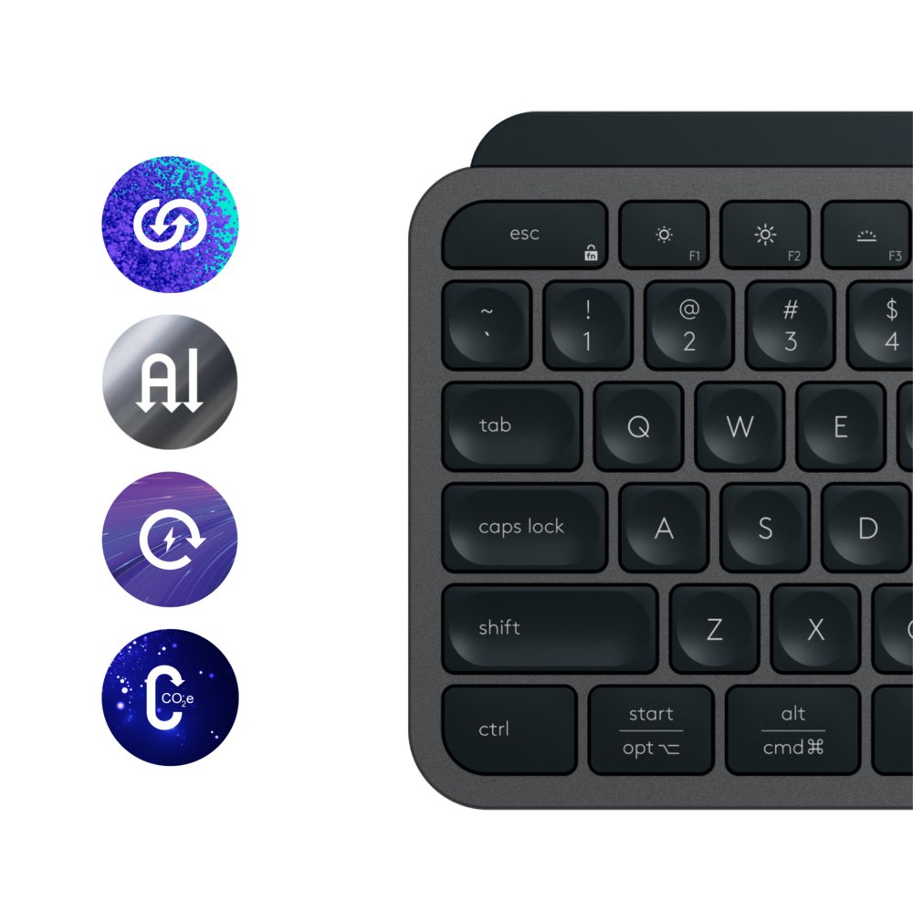 TB Logitech MX Keys S RF Wireless BT QWERTY USGrafiet 9