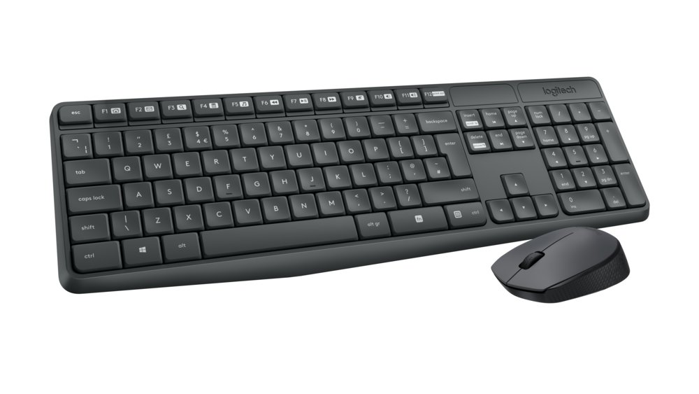 KYB Logitech Ret. Wireless Desktopset Keyboard + Mouse MK235 3