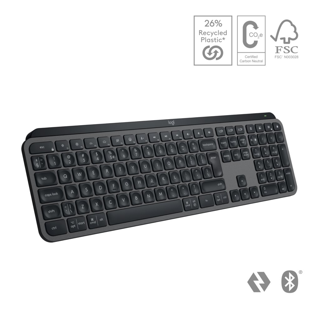 TB Logitech MX Keys S RF Wireless BT QWERTY USGrafiet 4
