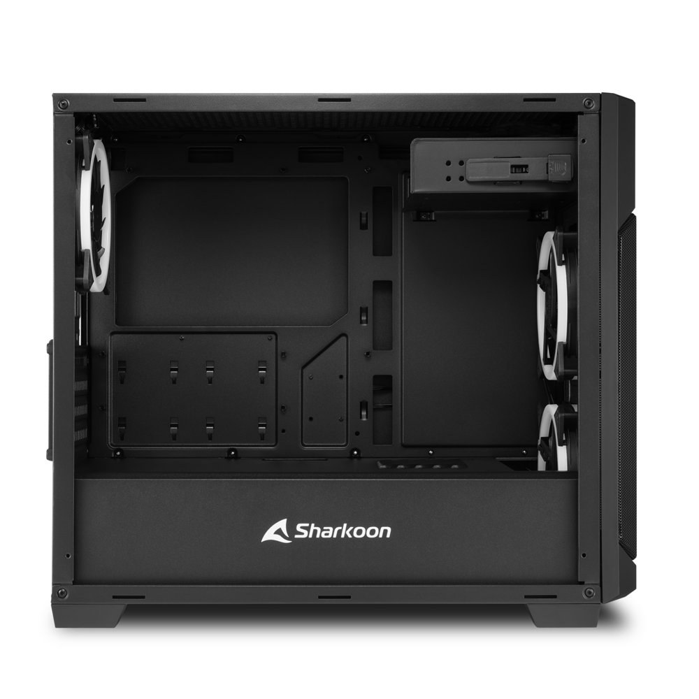 Case Sharkoon V1000 RGB Micro Tower Zwart 5