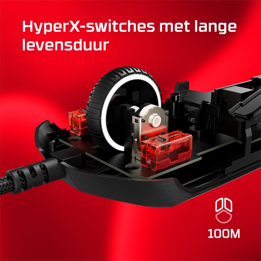 HyperX Pulsefire Haste 2 - gamingmuis (zwart) 7