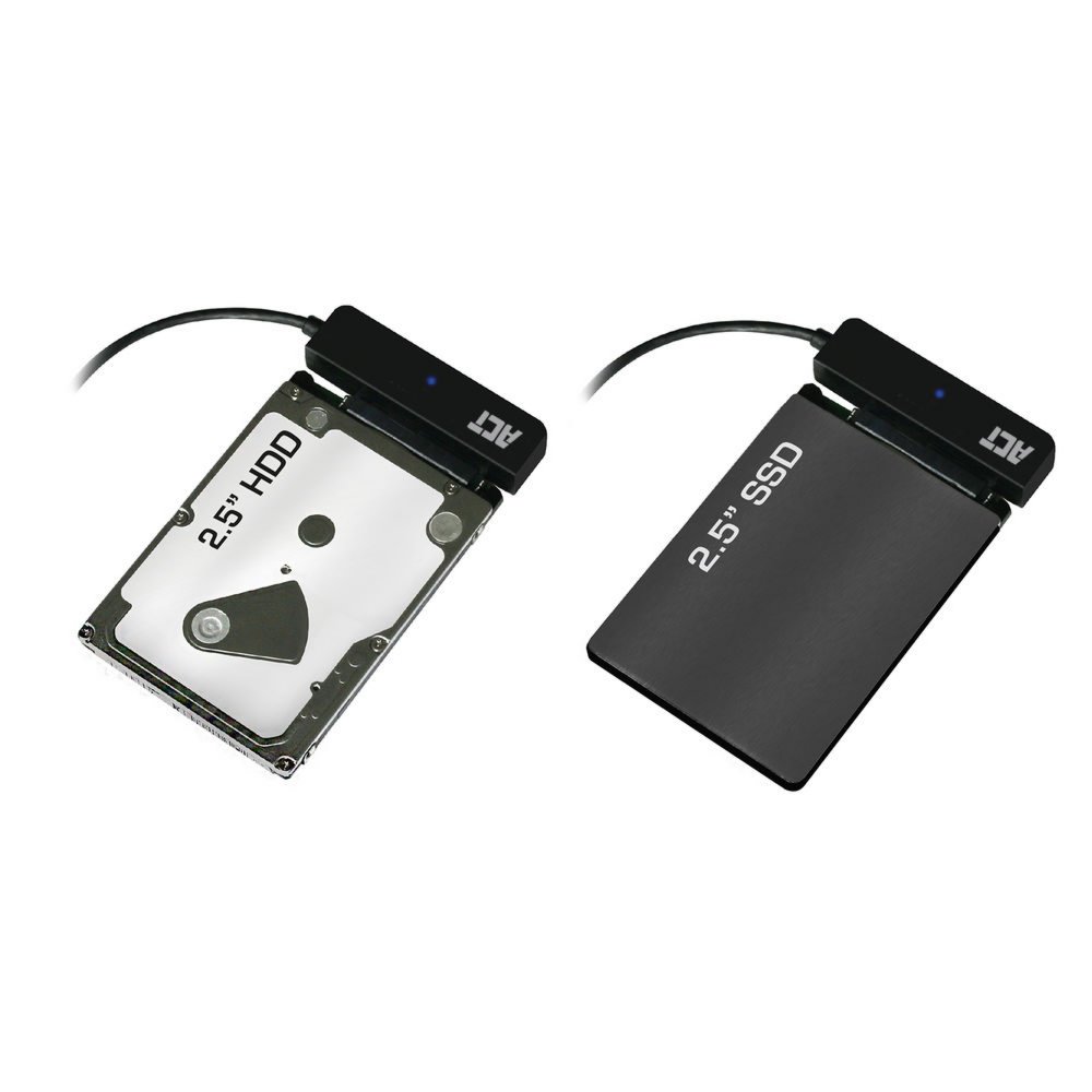 ACT AC1525 tussenstuk voor kabels USB Type-C SATA 7-pin + 15 5