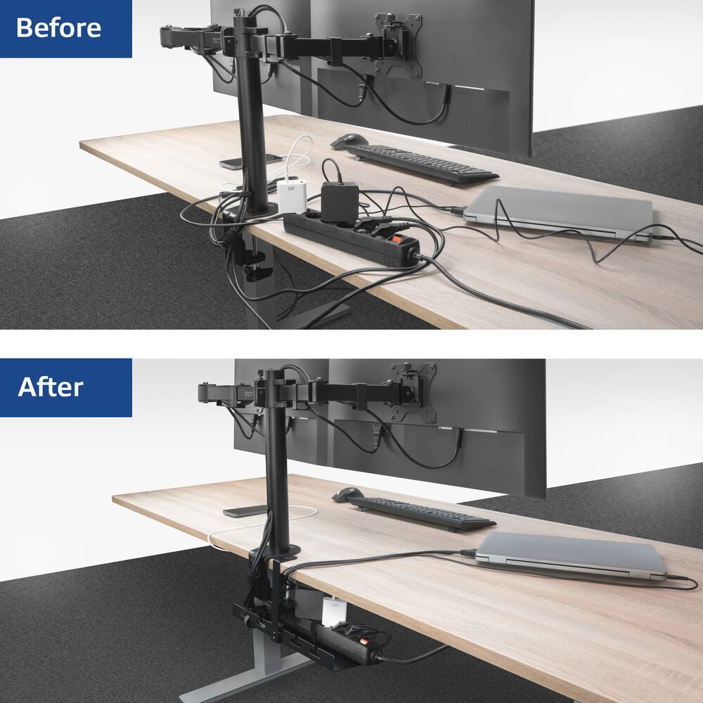 ACT Kabelgoot voor onder een bureau, montage via klemsysteem 5