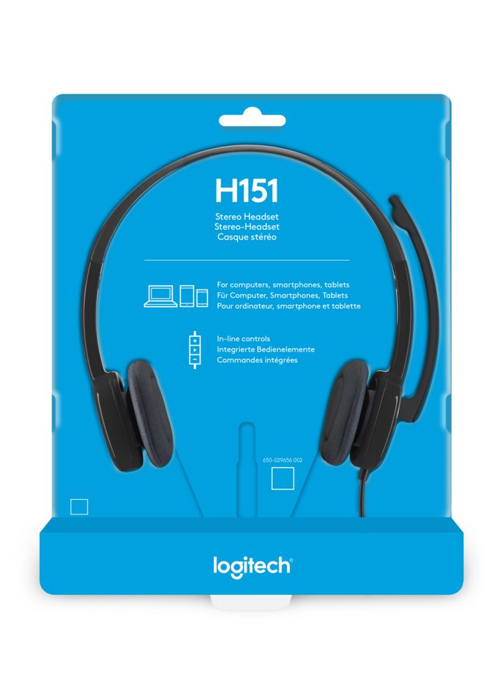 Logitech H151 Headset Zwart 3