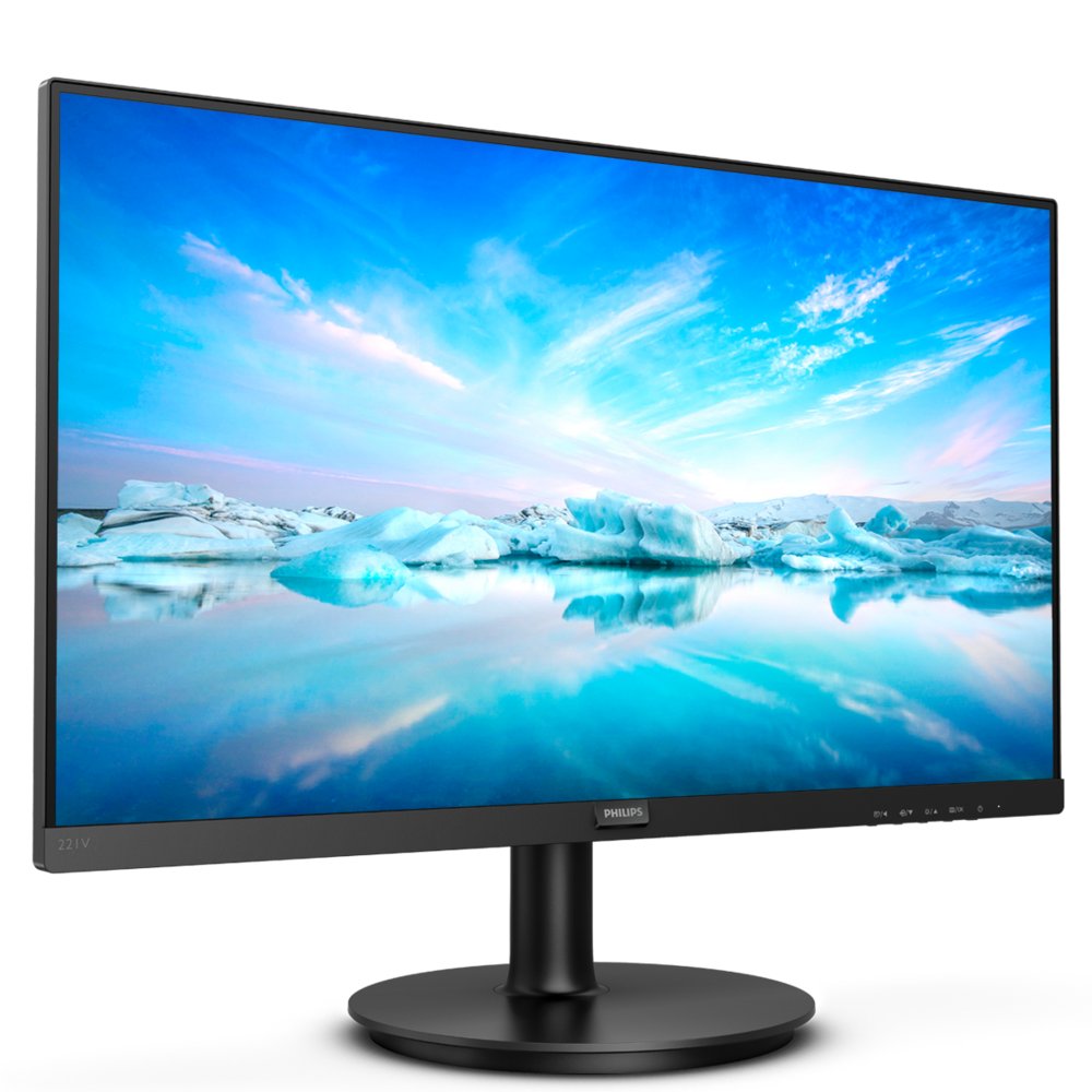 MON Philips V Line 21.5inch Full-HD HDMI LED Zwart 10