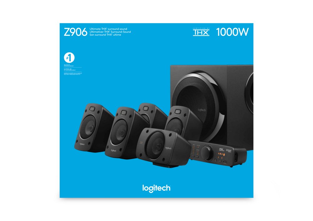 Logitech Z906 Speaker set 5.1 kanalen 500 W Zwart 17