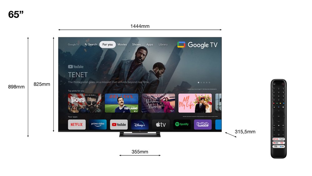 TCL C74 Series 65C749 tv 165,1 cm (65") 4K Ultra HD Smart TV 2