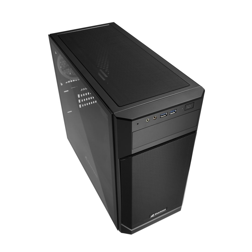 Case Sharkoon V1000 RGB Micro Tower Zwart 3