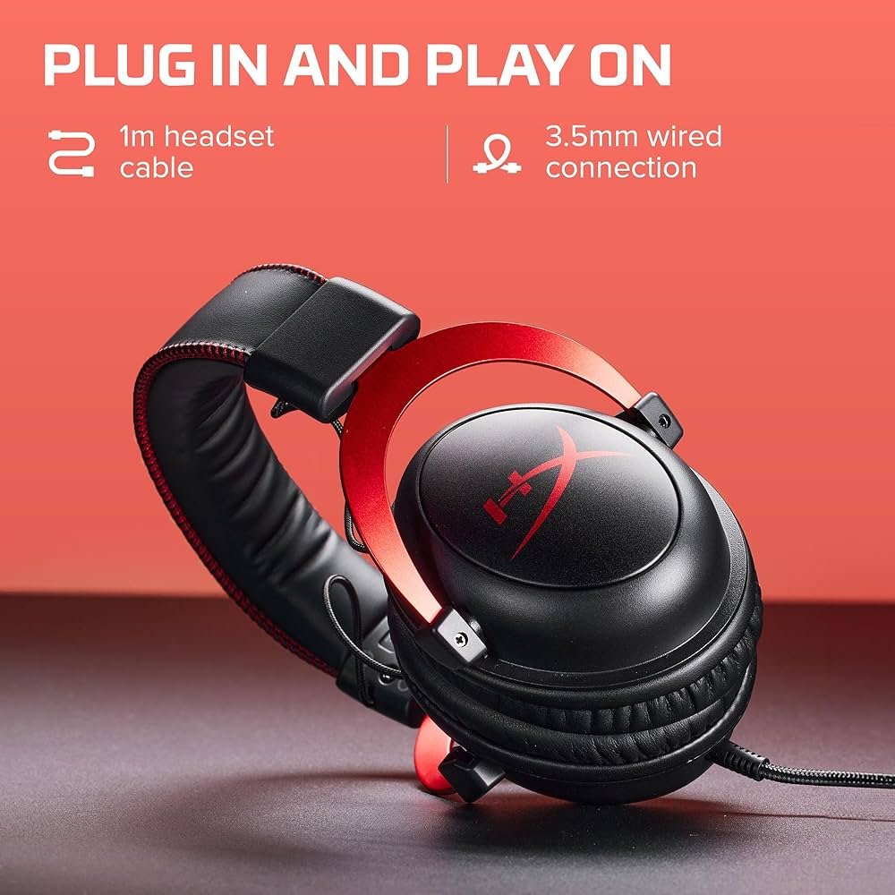 HyperX Cloud II - gamingheadset (zwart-rood) 2