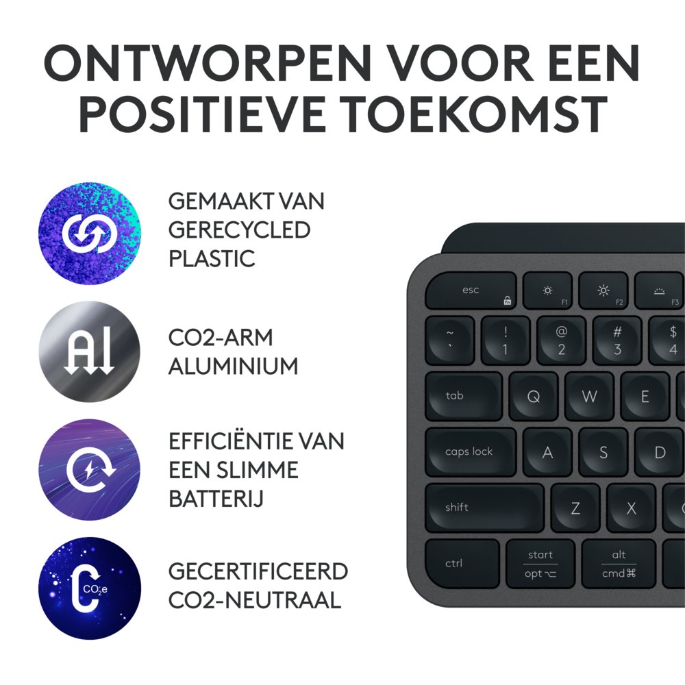 TB Logitech MX Keys S RF Wireless BT QWERTY USGrafiet 17