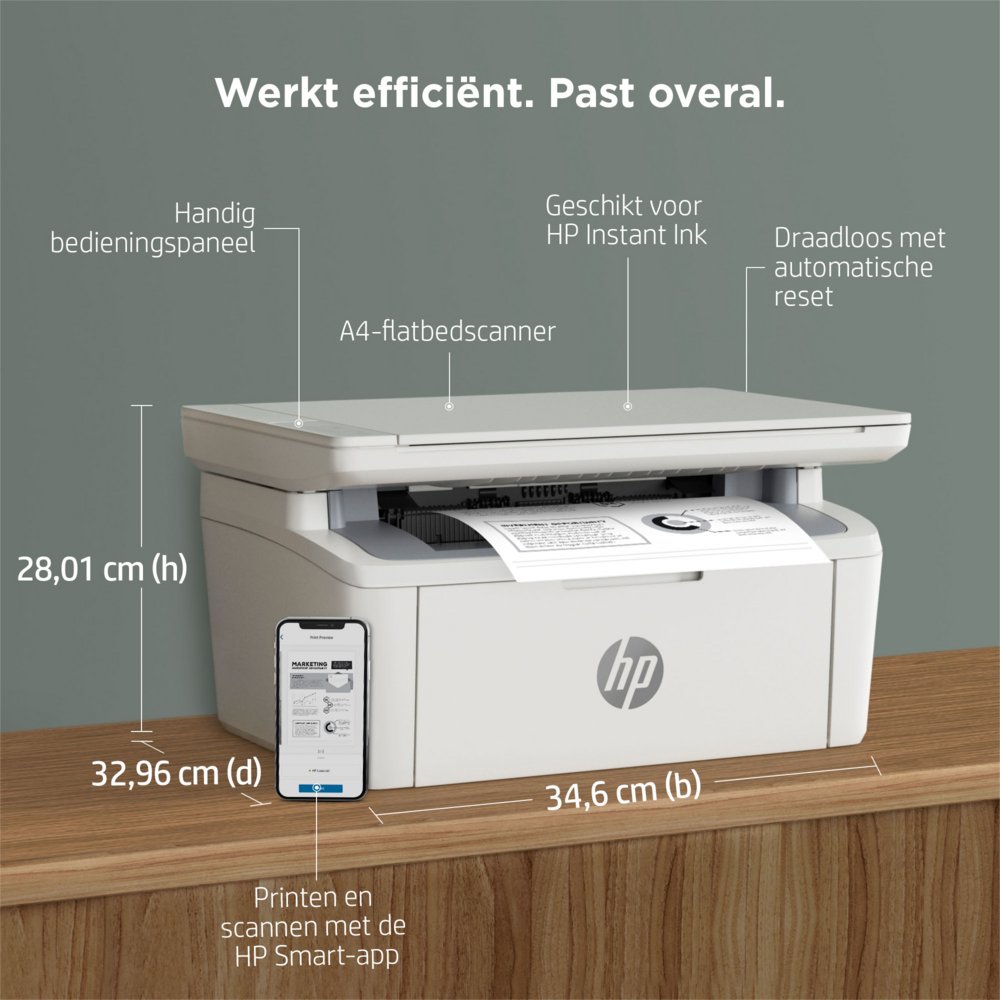 HP LaserJet MFP M140w AIO Printer 6