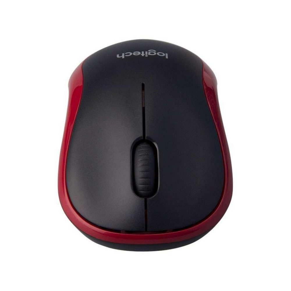 MS Logitech M185 Wireless Mouse Red 3