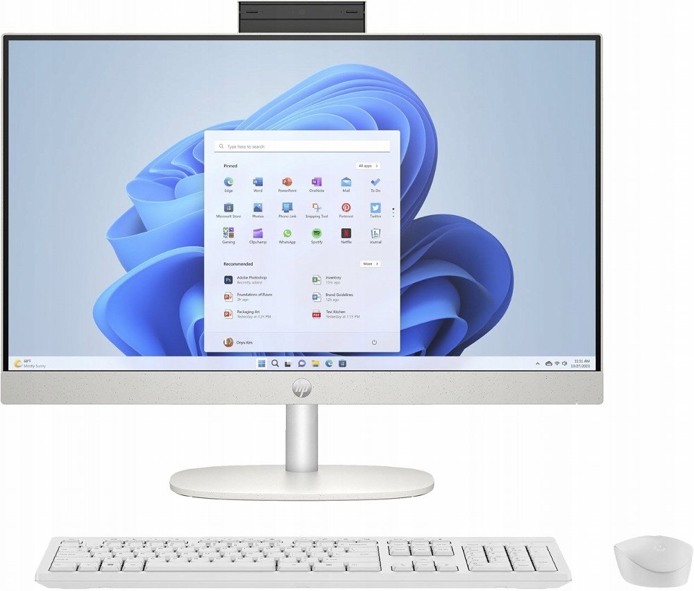 HP AIO 23.8 F-HD IPS Ry. 3 7320U 8GB DDR5 512GB W11P KB+MUIS