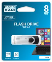 Storage Goodram Flashdrive 'Twister' 8GB USB2.0 Black