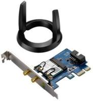 ASUS WL PCE-AC55BT Dual-Band Wireless-AC1200 Bluetooth 4.0 PCI-E Adapter. 2x2 MIMO, Bluetooth 4.0 and BLE, Intel Wireless Display