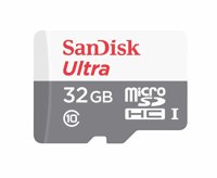 Sandisk MicroSDHC 32GB Class 10 + Adapter