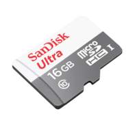 Sandisk Ultra MicroSD 16GB + Adapter Class 10