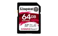 SDCARD Kingston Canvas React SD 64GB