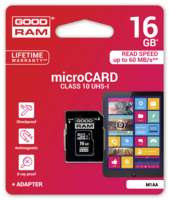 Goodram OTG cardreader + 16GB Micro SD + adapt / Type A/B/C